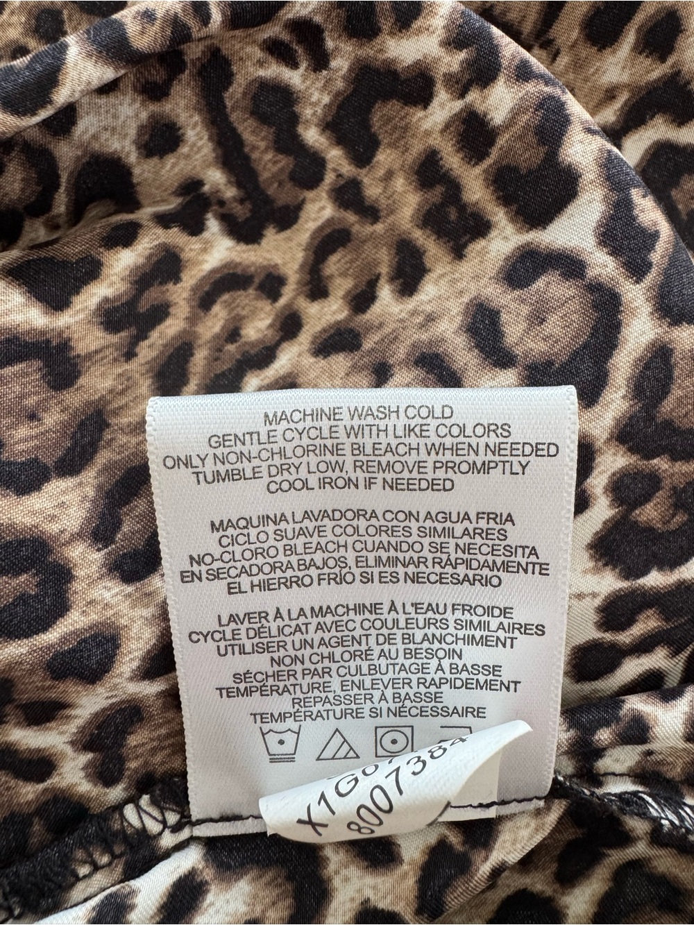 Ellen Tracy Leopard Print Sleeveless Shell in Brown and Black - Picture 8 of 8
